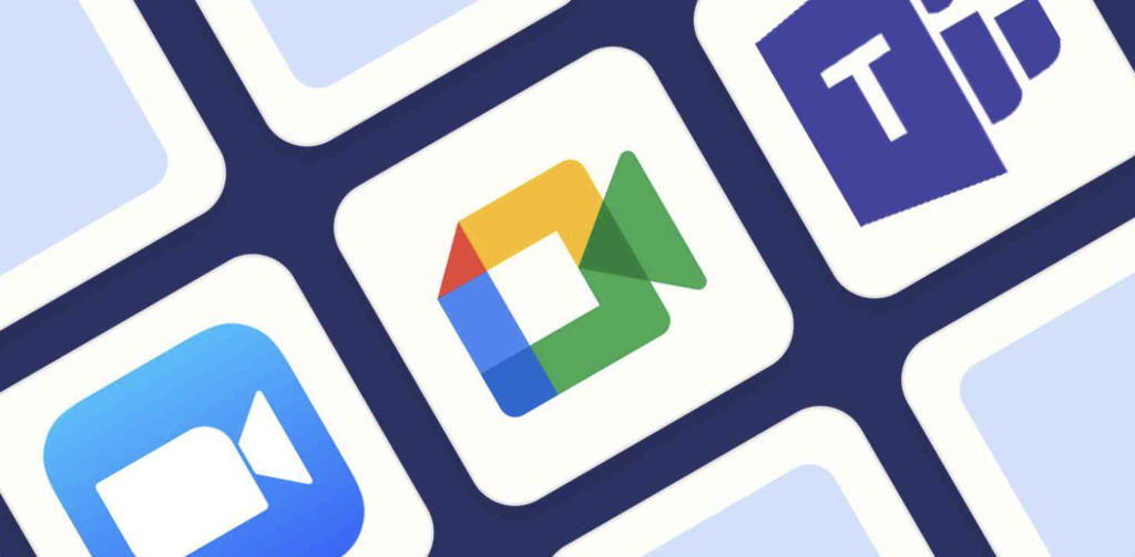 Zoom Teams Google Logo