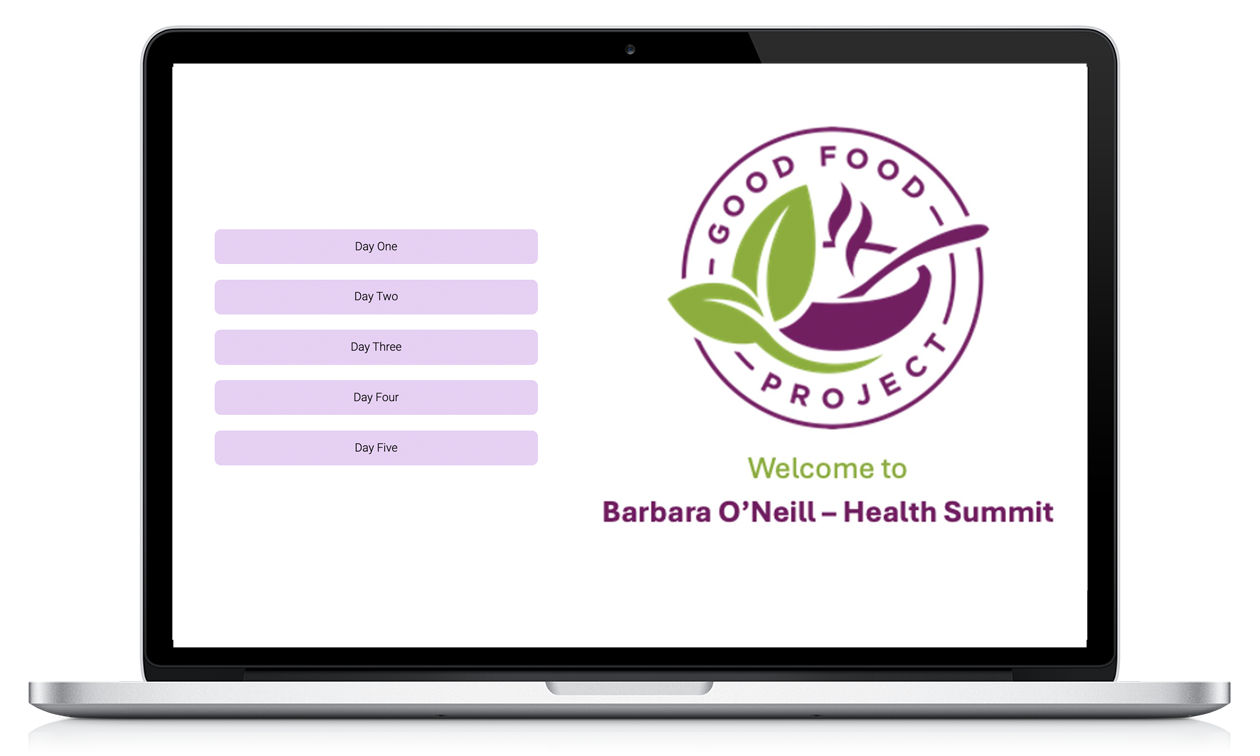 Good Food Project logo on computer screen